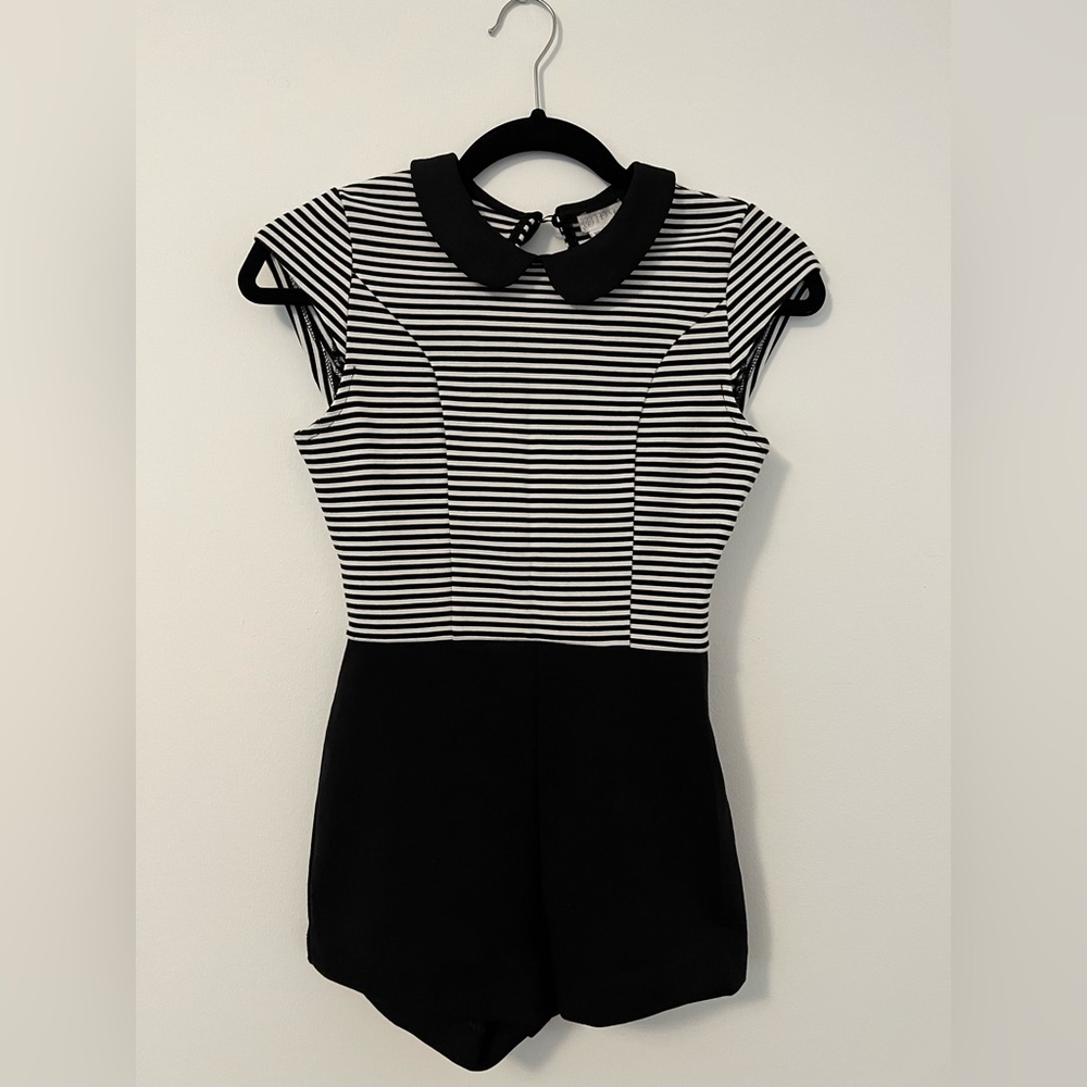 Cooperative Black and White Romper